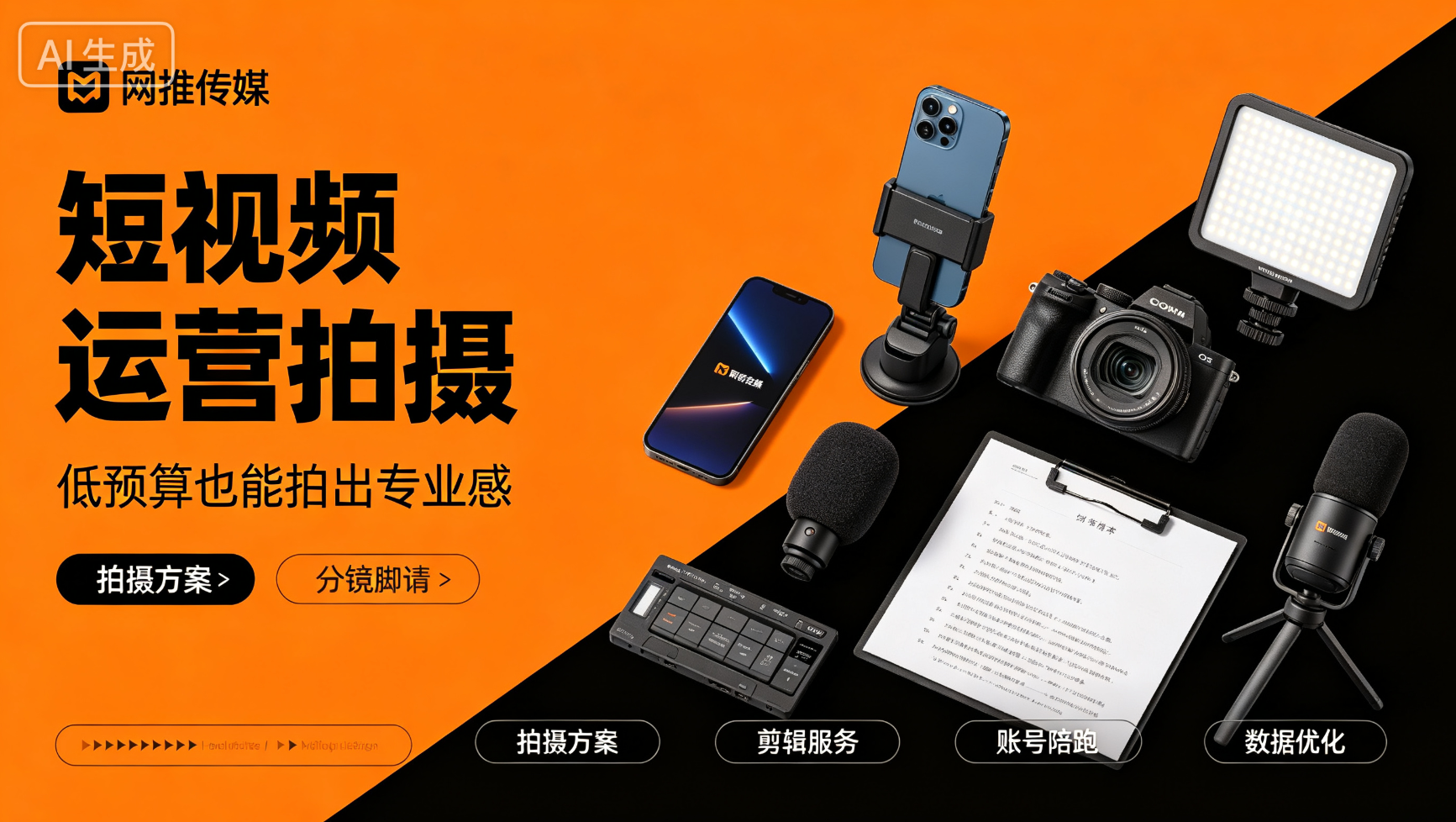 短视频运营数据与内容展示